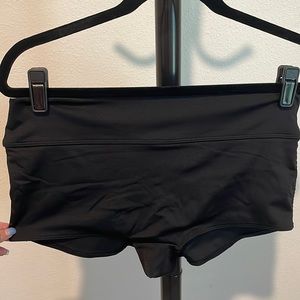 PINK Black Swimshorts